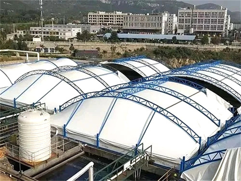 膜结构污水池加盖
